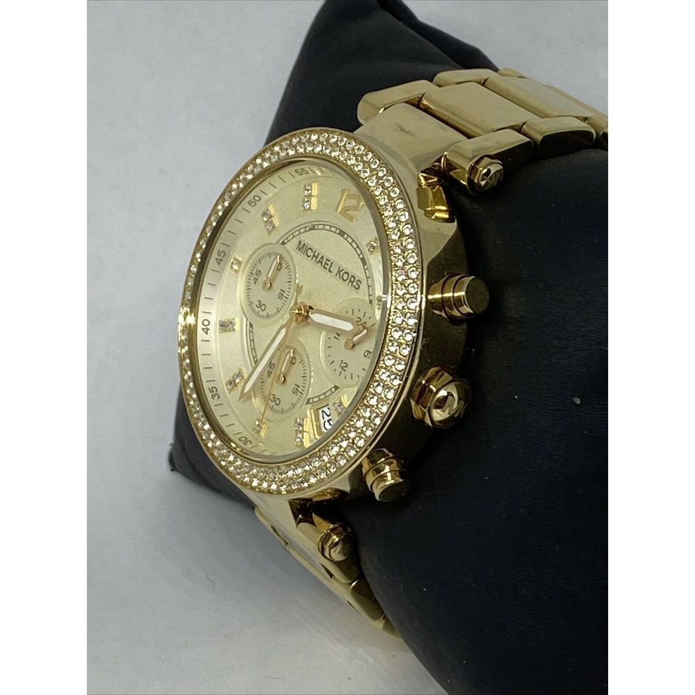 Michael Kors Parker MK5354 Womens Stainless Steel Analog Dial Quartz Watch MP731 - Picture 4 of 12